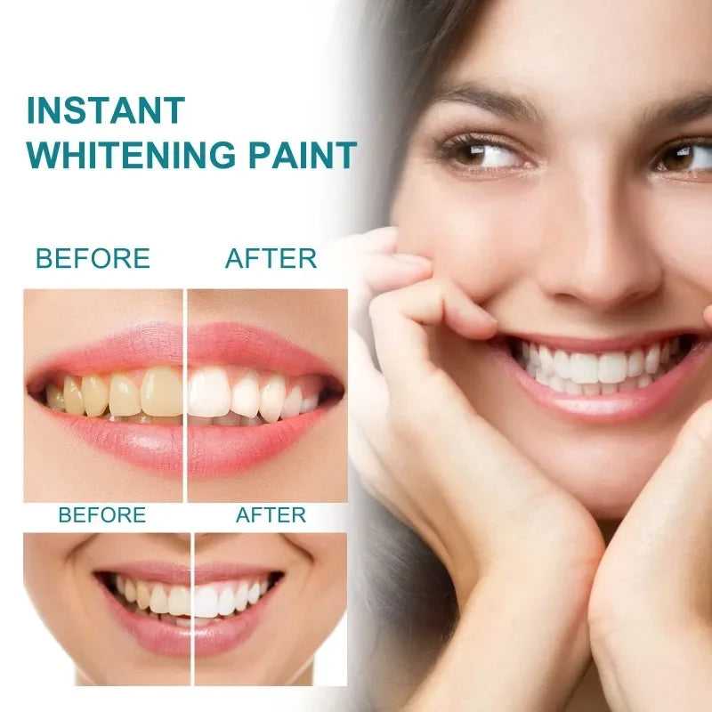 Instant Whitening Paint Tooth Stain Remove Toothpaste Teeth Clean Tooth Paint Oral Hygiene Health Natural Universal Hygienic