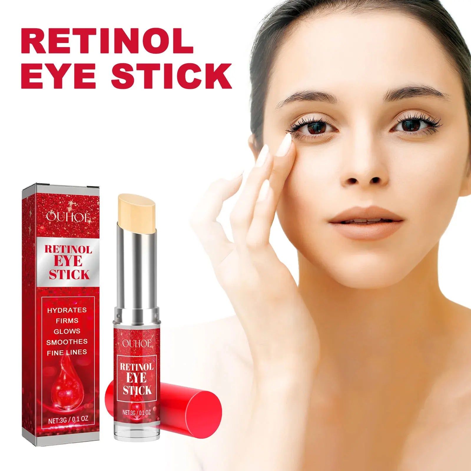 Anti Wrinkle Eye Cream Retinol Stick Lighten Puffy Dark Circles Bag Remover Lift Whitening Moisturizing Repair Eye Beauty Health