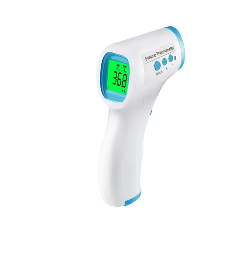 Digital Infrared Thermometer for Baby Kid Adult 1 Second Non Contacted Forehead 3 Color Backlight Laser Fever Temperature Gun