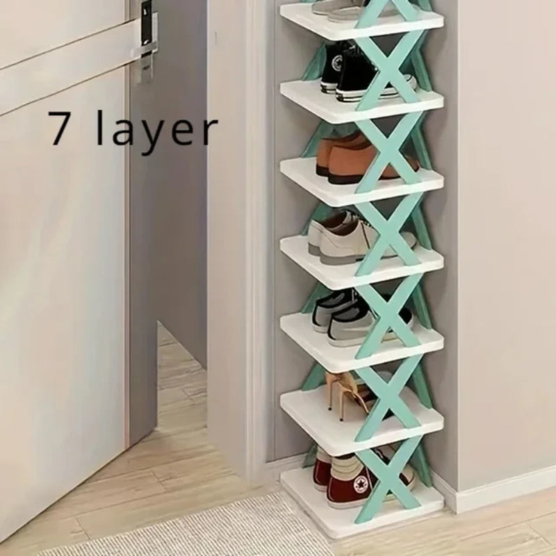 Shoes Racks Storage Organizer Detachable Shoe Racks Saves Family Household Rack Multi Layer Simple Shoes Shelf Color Cabinet