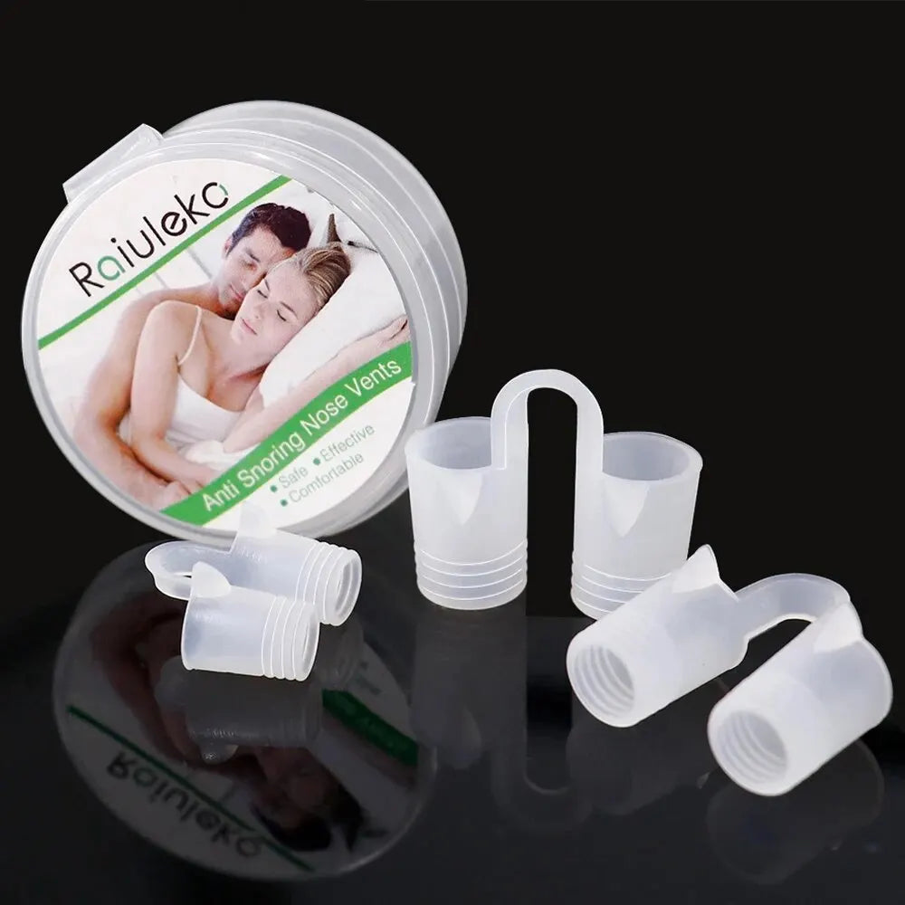 Anti Snoring Nasal Dilator Silicone Mini Sleep Aid Relieves Smooth Nasal Passage Breathing Ventilates Nasal Clip Health Device