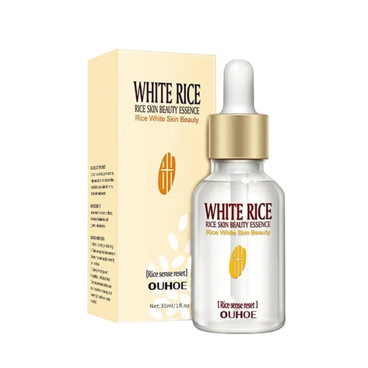 White Rice Whitening Serum Cream anti Wrinkle Aging Remove Fine Lines Shrinking Pores Moisturizing Acne Treatment Face Skin Care