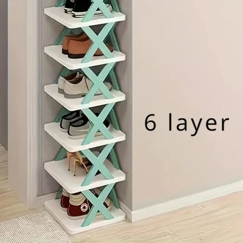 Shoes Racks Storage Organizer Detachable Shoe Racks Saves Family Household Rack Multi Layer Simple Shoes Shelf Color Cabinet