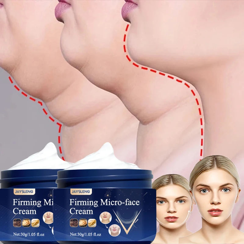 V Shape Slimming Cream Removal Double Chin Firming Tighten Mandibular Line Slimming Masseter Face Muscle Fat Burning Cream