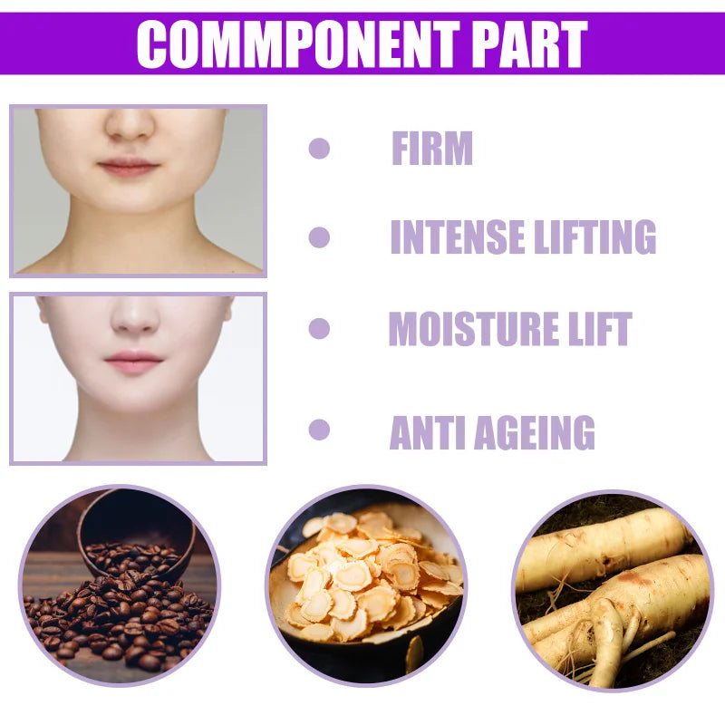 V Shape Slimming Cream Removal Double Chin Firming Tighten Mandibular Line Slimming Masseter Face Muscle Fat Burning Cream