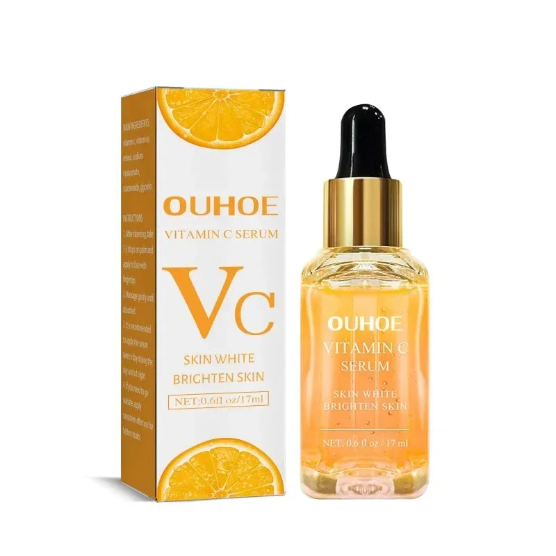 Vitamin C Essence Remove Wrinkle Firming Fade Fine Lines Anti-Aging Moisturizing Brighten Whitening Skin Care Facial Serum Oil