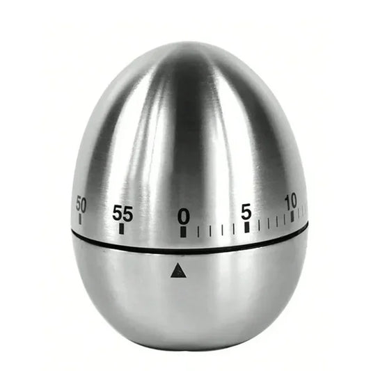 Countdown Cooking Tool Stainless Steel Egg Timer, Kitchen Timer Mechanical Alarm Clock, Generally Used in the Kitchen