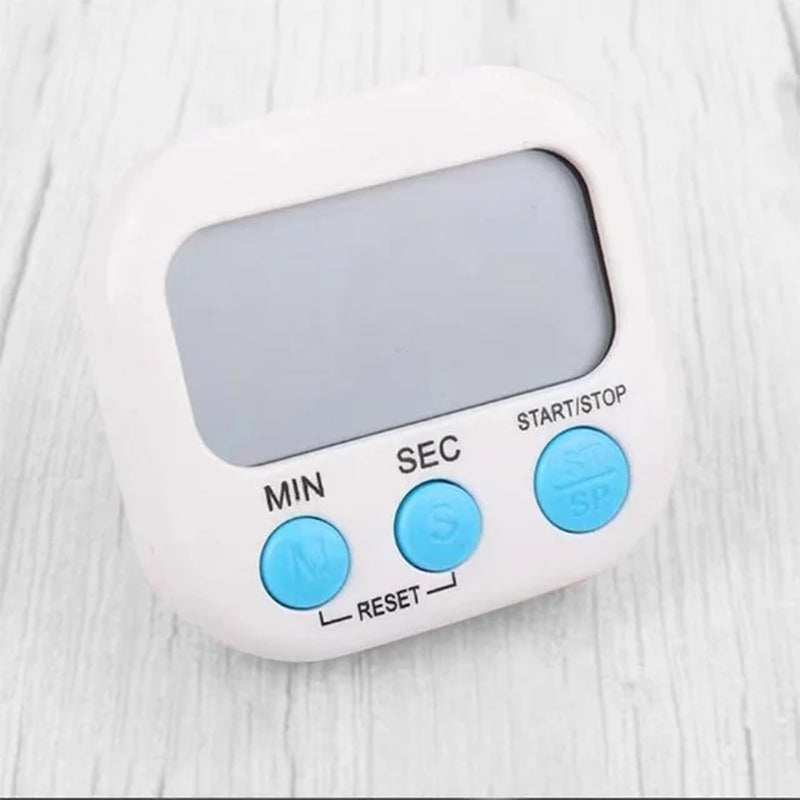 Kitchen Timer Magnetic LCD Digital Countdown Timer Cooking Timer Alarm Clock Home Kitchen Accessories