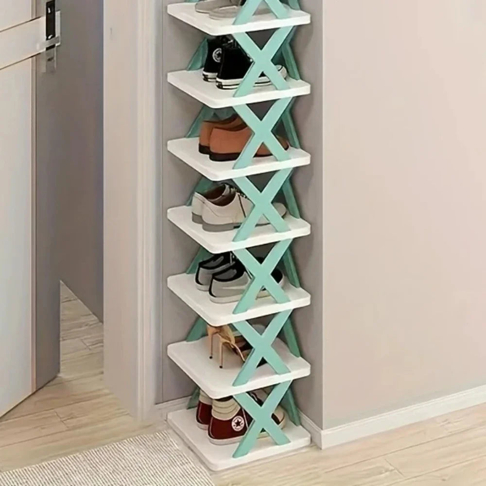 Shoes Racks Storage Organizer Detachable Shoe Racks Saves Family Household Rack Multi Layer Simple Shoes Shelf Color Cabinet